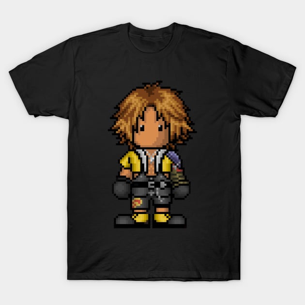 FFX Tidus T-Shirt by PixelKnight